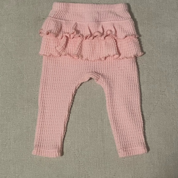 Okie Dokie Pink Knit Baby Outfit - Picture 4 of 5